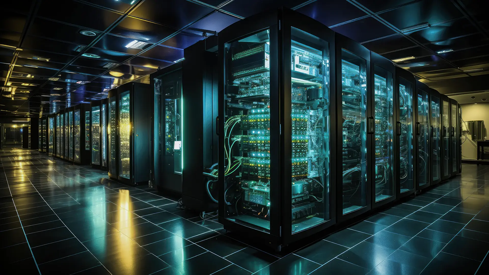 Server room background